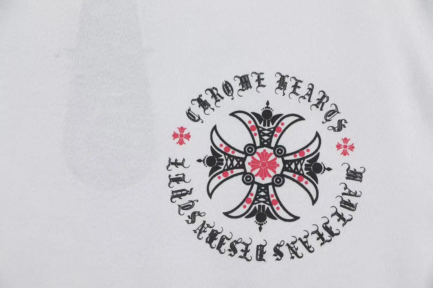 🅿️146 Style: 2025 new Croix Heart short-sleeved T-shirt Material: High version 300g double yarn combed cotton Size: S～XL Color: White Style number: Z003